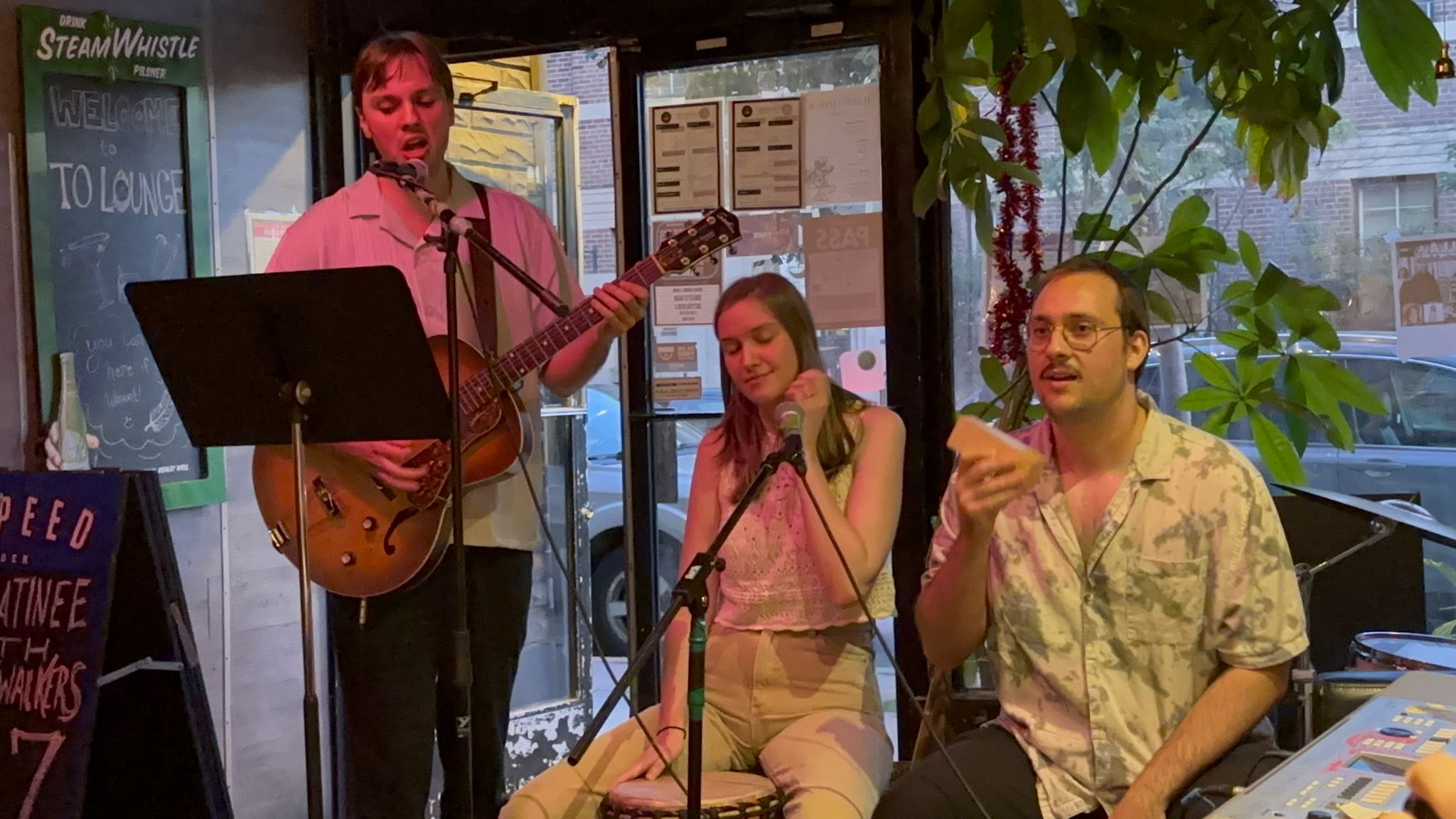 Banning Band rehearsal